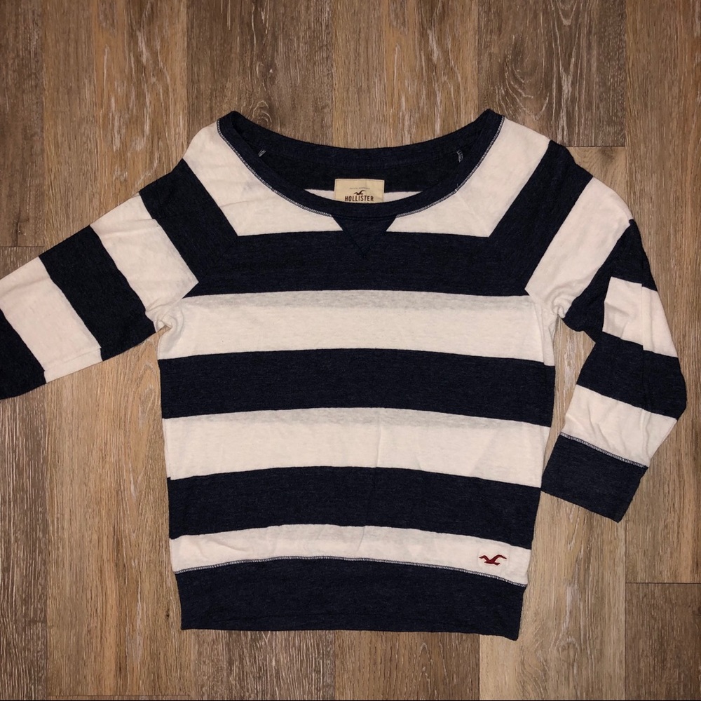 Hollister Striped Long Sleeve Shirt